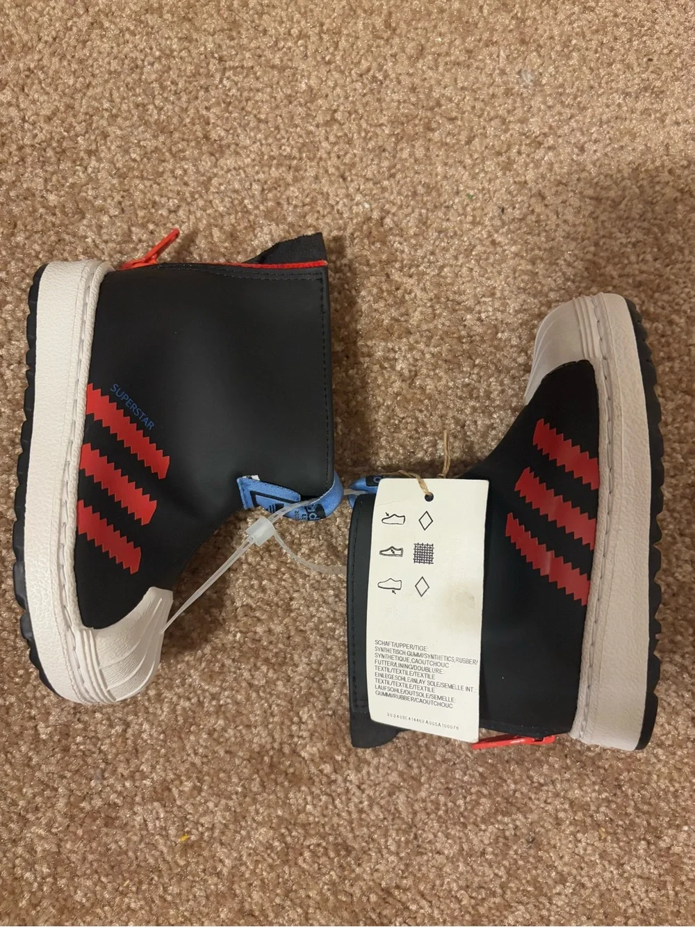 ADIDAS Toddler Superstar 360 Rain Boots Size 5 / 5K